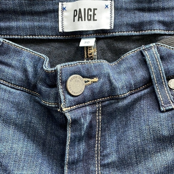 ⭐️HP⭐️Sz30 Paige Verdugo Ultra Skinny Maternity denim Nottingham wash EUC - Picture 9 of 14